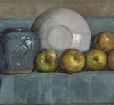 RKD Research Apples, ginger pot and plate on a ledge, 1901 gedateerd.jpg